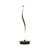 Simple Linear Spiral Candle Cordless LED Table Lamp Image - 5