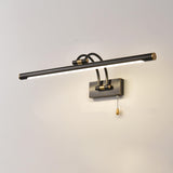 Simple Linear Vanity Light with Pull Chain Switch Image - 18