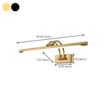 Simple Linear Vanity Light with Pull Chain Switch Image - 27