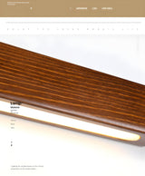 Simple Linear Wooden LED Wall Mount Light Fixture Image - 18