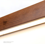 Simple Linear Wooden LED Wall Mount Light Fixture Image - 19