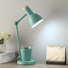 Simple Macaron Bell-Shaped Metal Bedroom Table Lamp Image - 10