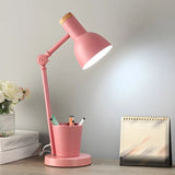 Simple Macaron Bell-Shaped Metal Bedroom Table Lamp Image - 9