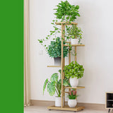 Simple Metal Frame Floor Multi-Tier Plant Stand White Image - 21