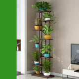 Simple Metal Frame Floor Multi-Tier Plant Stand White Image - 26