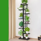 Simple Metal Frame Floor Multi-Tier Plant Stand White Image - 28