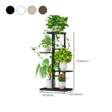 Simple Metal Frame Floor Multi-Tier Plant Stand White Image - 35