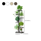 Simple Metal Frame Floor Multi-Tier Plant Stand White Image - 37