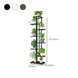 Simple Metal Frame Floor Multi-Tier Plant Stand White Image - 39