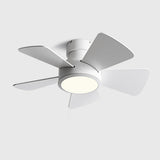 Simple Mini 5 Blade Remote Ceiling Fan with LED Light Image - 6