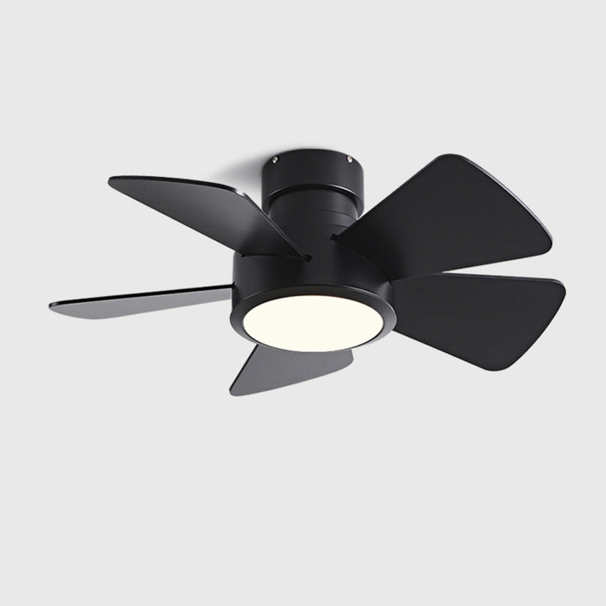 Simple Mini 5 Blade Remote Ceiling Fan with LED Light Image - 9