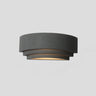 Simple Mini Concrete Multi-Tier Arch Wall Light Grey Image - 3