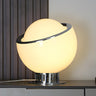 Simple Mini Semicircle Globe Glass Shade Table Lamp Image - 13