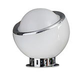 Simple Mini Semicircle Globe Glass Shade Table Lamp Image - 9