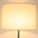 Simple Modern Adjustable Drum Black Floor Lamp Image - 8