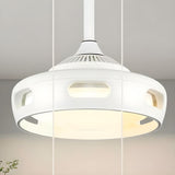 Simple Modern Bladeless Ceiling Fan with LED Light Image - 11