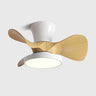 Simple Modern Metal 3 Blades LED Ceiling Fan with Light Image - 4