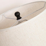 Simple Modern Style Black Lamp Post Geometric Table Lamp Image - 6