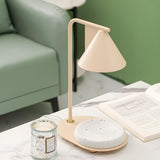 Simple Modern Tapered Shade Metal Candle Table Lamp Image - 7