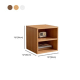 Simple Natural Finish Modular Wooden Cube Bookcase Image - 25