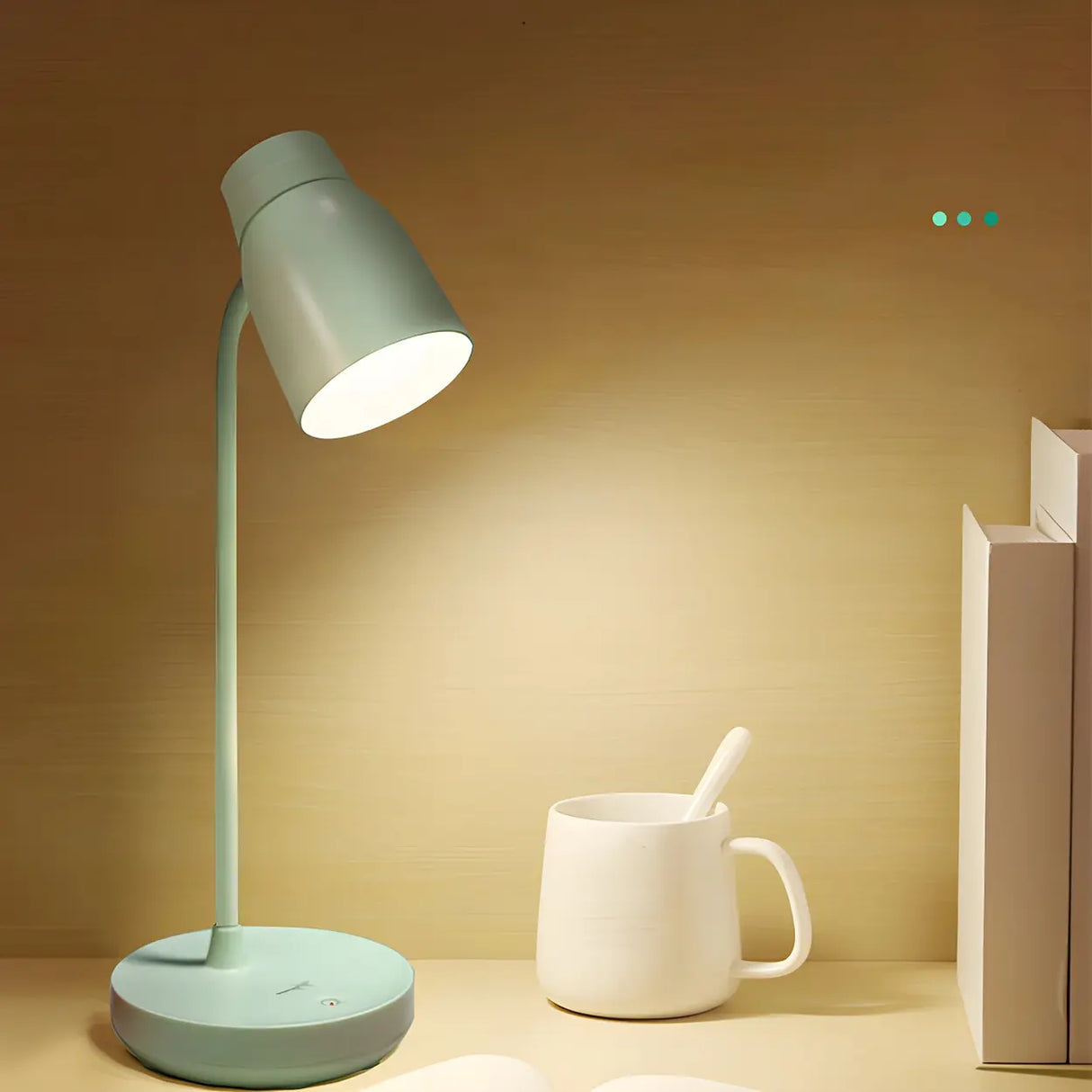 Simple Nordic Adjustable Extended Dome LED Table Lamp Image - 1