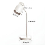 Simple Nordic Adjustable Extended Dome LED Table Lamp #size