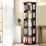 Simple Open Back Beech Wood Vertical Rectangle Bookcase Image - 3