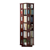 Simple Open Back Beech Wood Vertical Rectangle Bookcase Image - 6