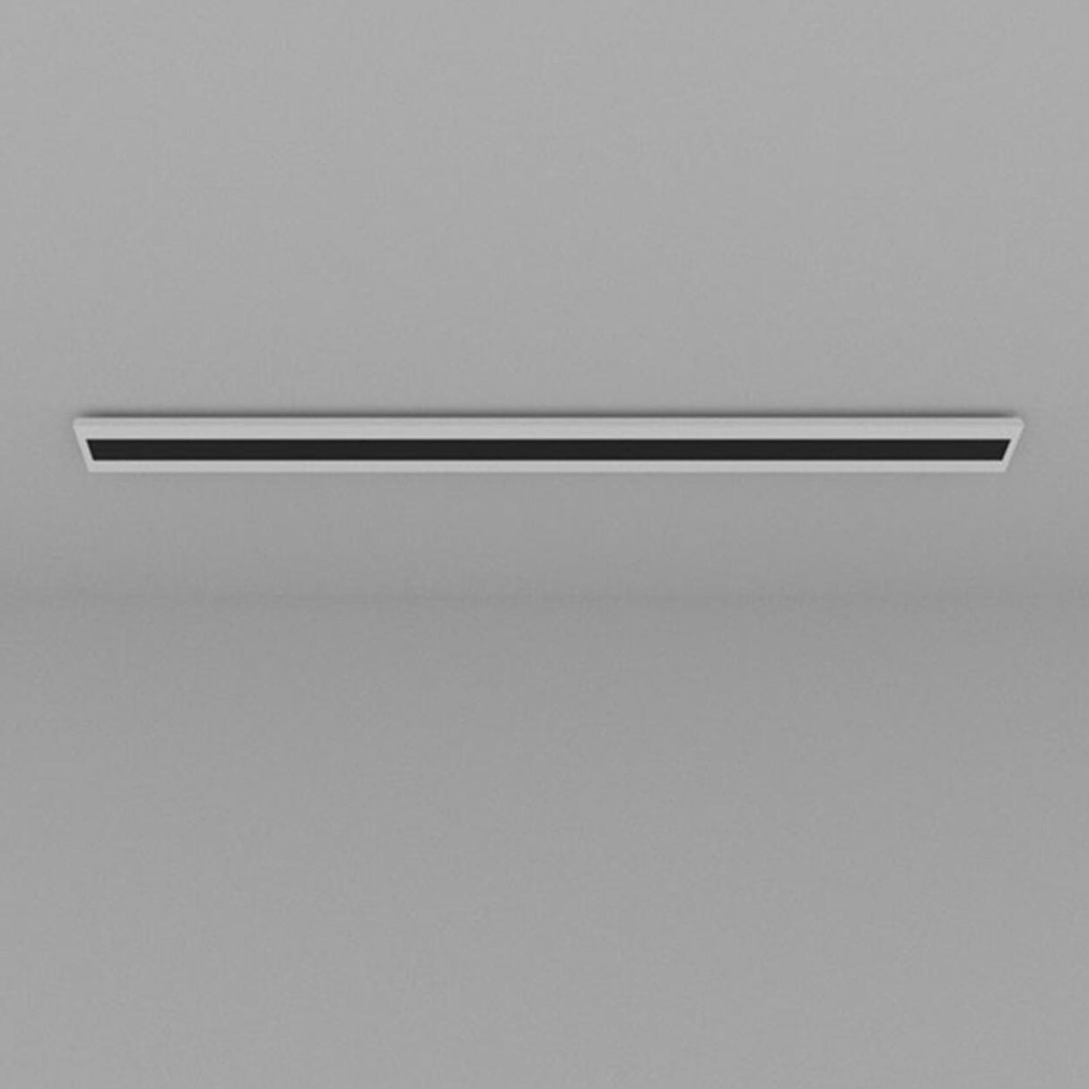 Simple Outdoor Black Linear LED Flush Mount Light Image - 10