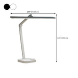 Simple Plug-In Linear Metal Shade Modern Table Lamp #size