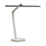 Simple Plug-In Linear Metal Shade Modern Table Lamp Image - 8