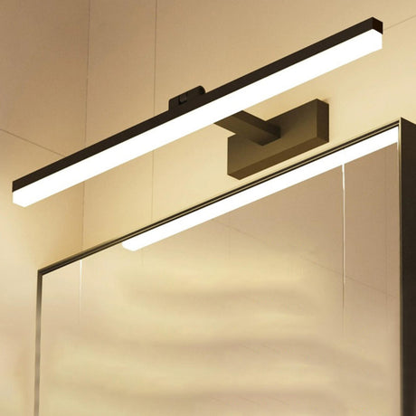 Simple Rectangular Bathroom LED Vanity Mirror Light Image - 1