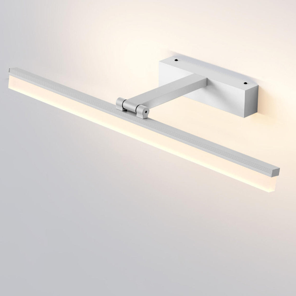 Simple Rectangular Bathroom LED Vanity Mirror Light Image - 4