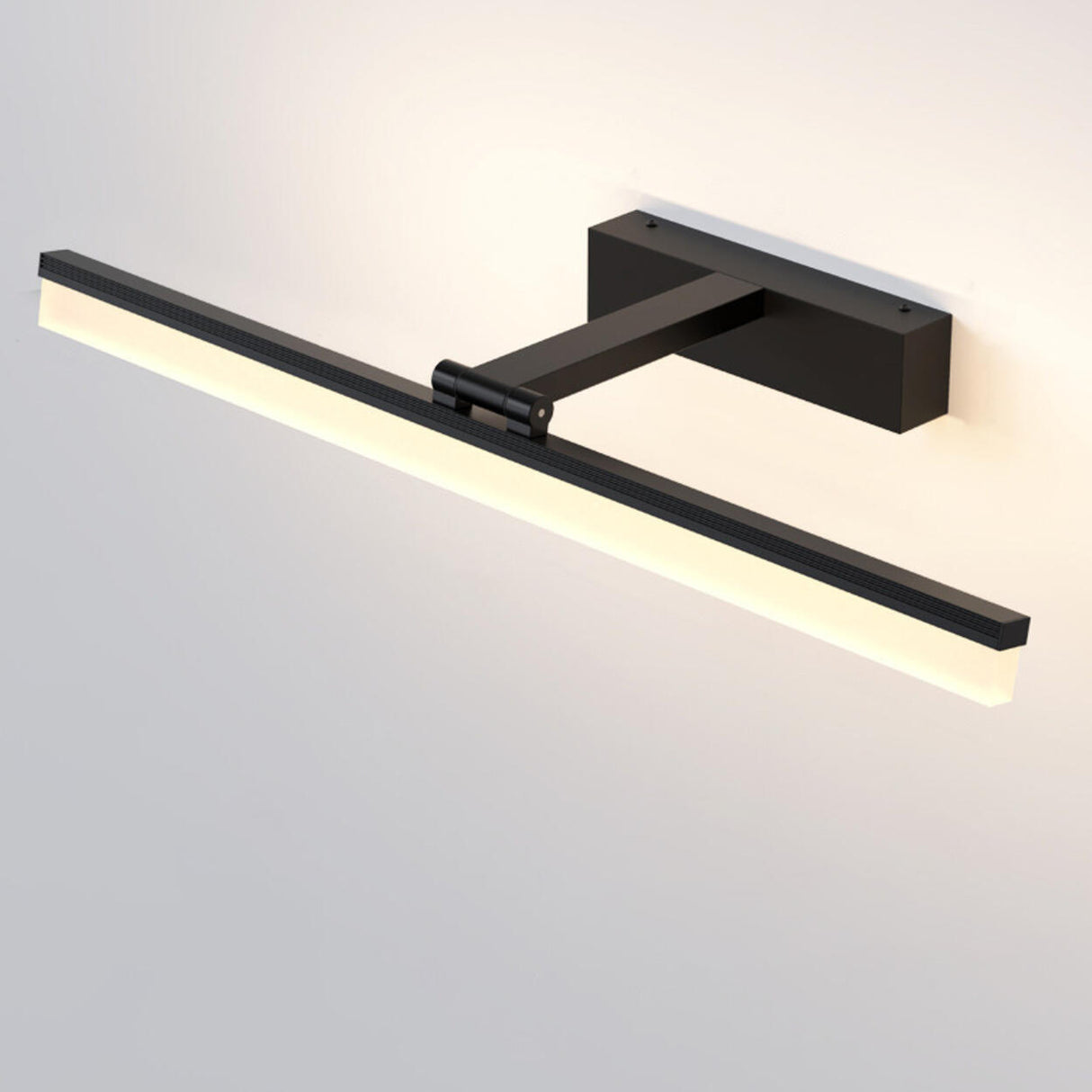 Simple Rectangular Bathroom LED Vanity Mirror Light Image - 8