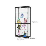 Simple Rectangular Clear Glass Floor Display Cabinet Image - 11