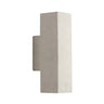 Simple Rectangular Metal Exterior Up Down Wall Sconce Image - 3