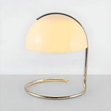 Simple Semicircle  Bedroom Dome Glass Small Table Lamp Image - 6