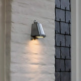 Simple Silver Aluminum Cone Exterior LED Wall Lamp Image - 4