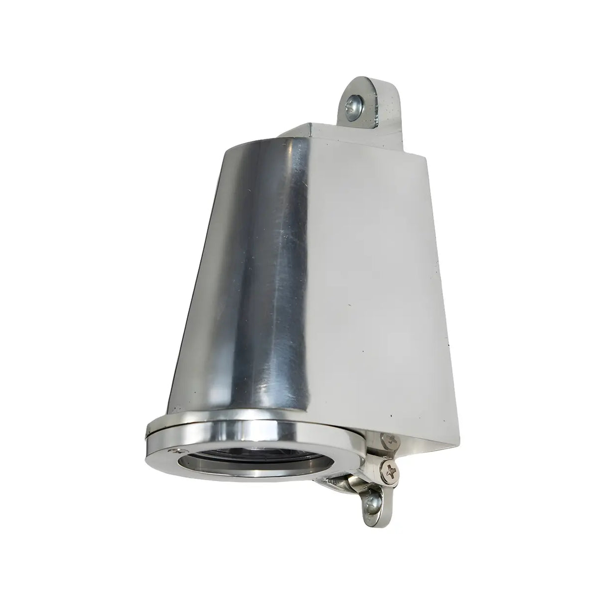 Simple Silver Aluminum Cone Exterior LED Wall Lamp Image - 5