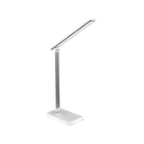 Simple Silver Linear LED Table Lamp with Touch Switch Image - 7