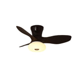 Simple Sleek 3 Blade Remote Control Ceiling Fan Light Image - 10