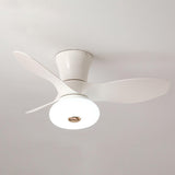 Simple Sleek 3 Blade Remote Control Ceiling Fan Light Image - 11