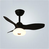 Simple Sleek 3 Blade Remote Control Ceiling Fan Light Image - 14