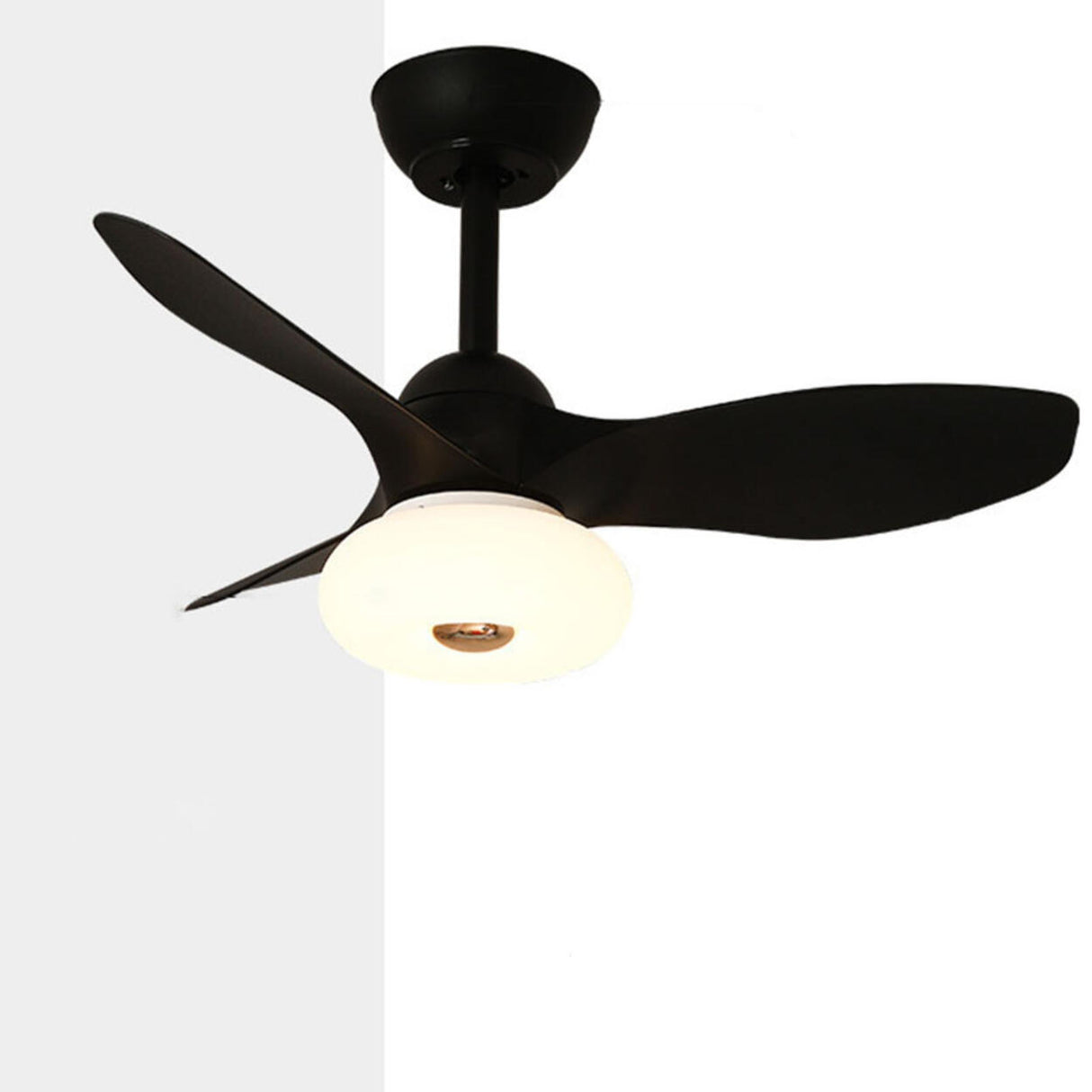 Simple Sleek 3 Blade Remote Control Ceiling Fan Light Image - 15