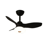 Simple Sleek 3 Blade Remote Control Ceiling Fan Light Image - 5