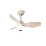 Simple Sleek 3 Blade Remote Control Ceiling Fan Light Image - 7