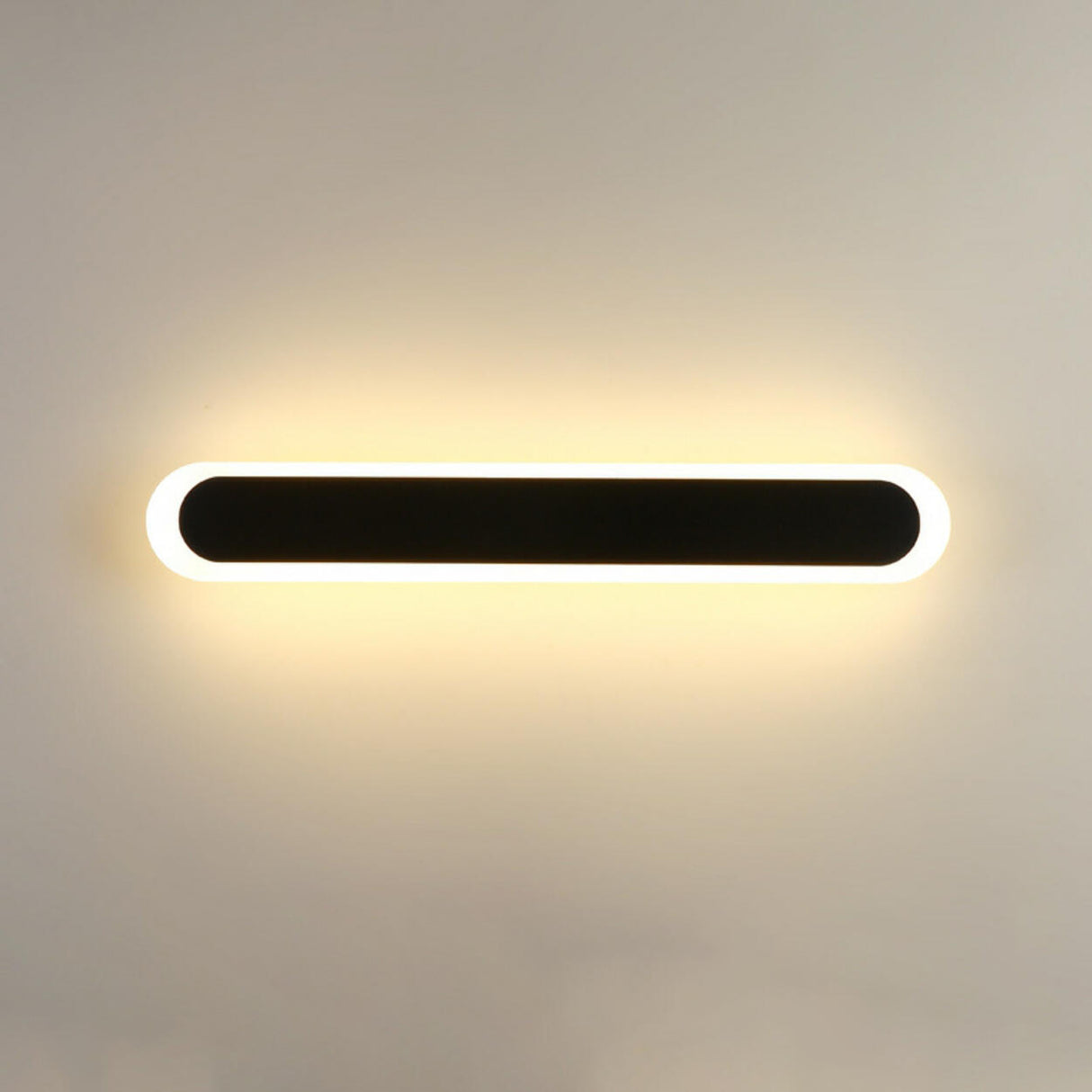 Simple Slim Vertical Gold LED Vanity Wall Light  Image - 11