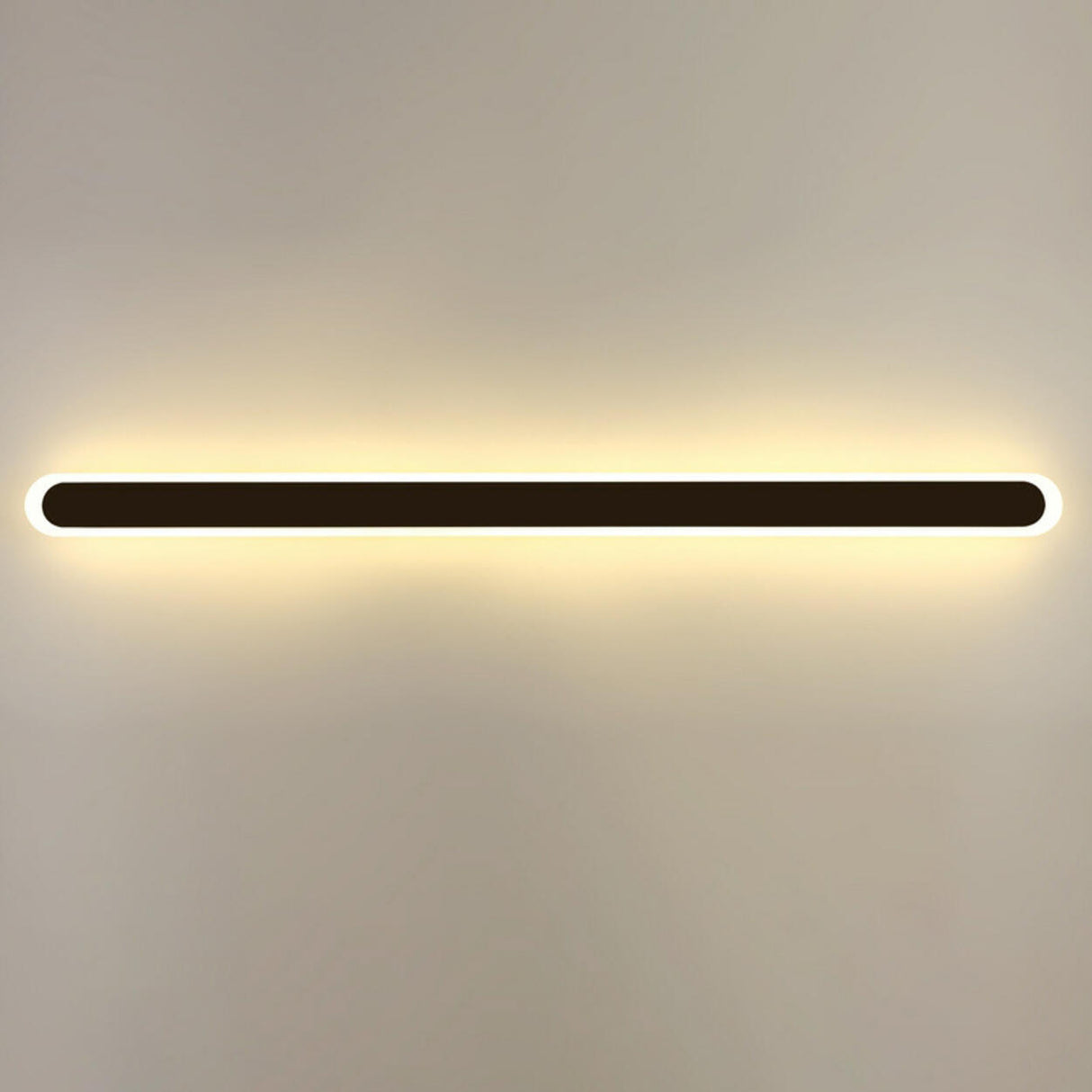 Simple Slim Vertical Gold LED Vanity Wall Light  Image - 17