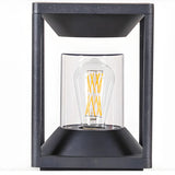 Simple Square Geometric Outdoor Pathway Table Lamp Image - 10