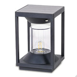 Simple Square Geometric Outdoor Pathway Table Lamp Image - 5